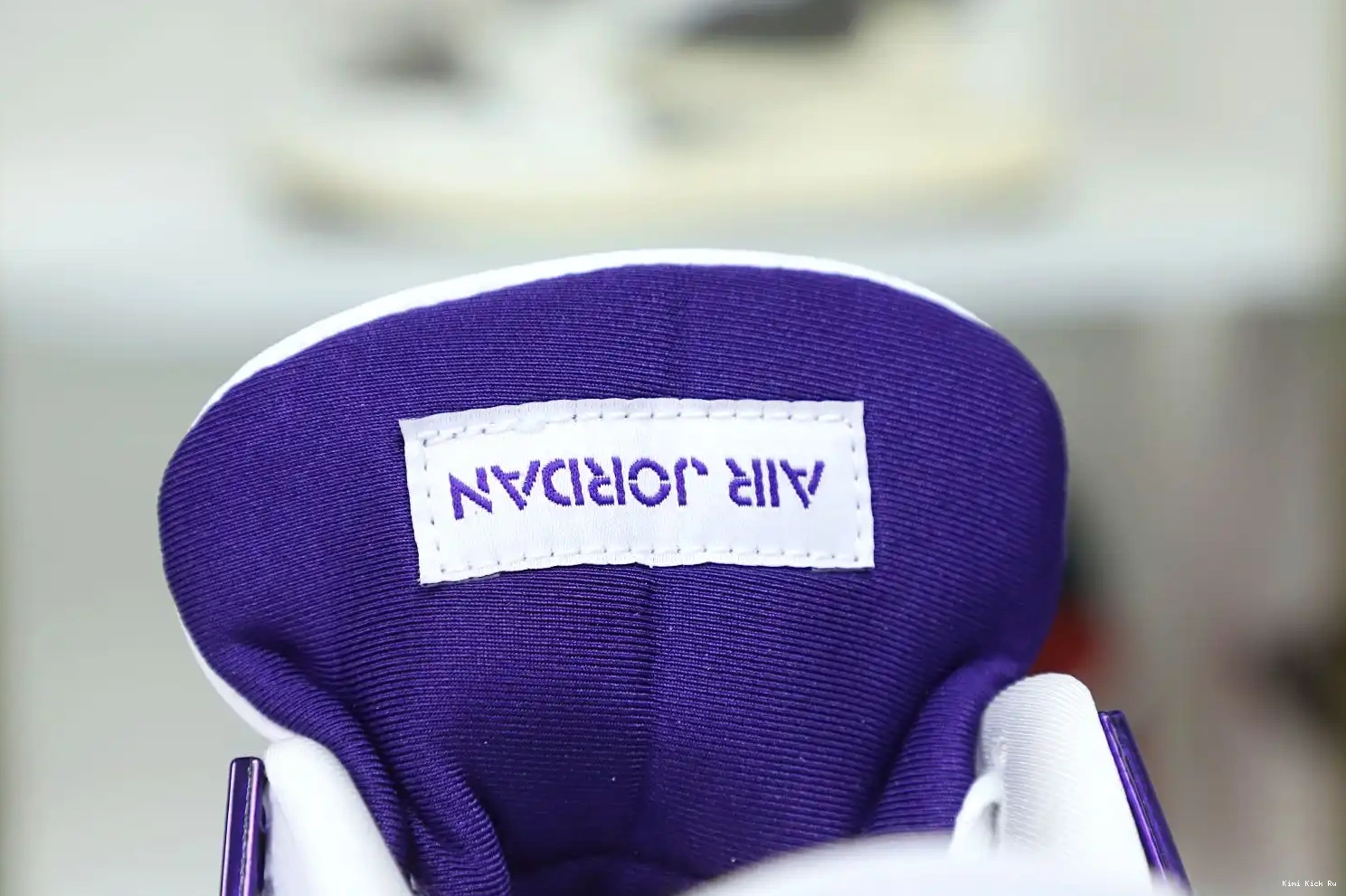 JORDAN AIR METALLIC 4 Kimikick PURPLE 0716